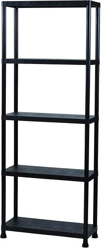 כוננית מדפים מפלסטיק 5 קומות | 80x40x174.5 ס