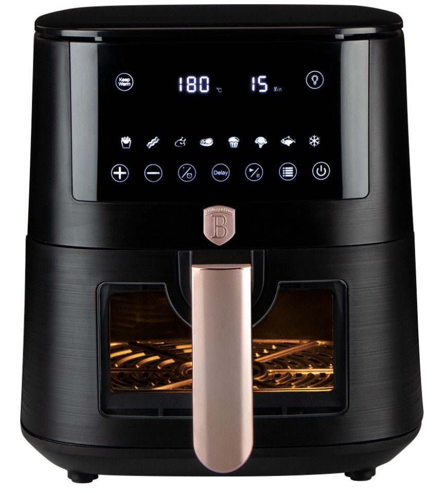 סיר טיגון ללא שמן 8 ליטר Berlinger Haus Black Rose BH-9604