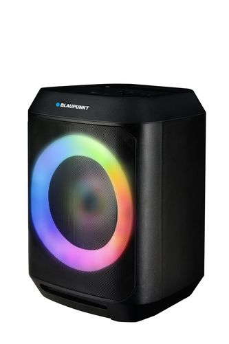 בידורית Bluetooth אלחוטית עם מיקרופון אלחוטי ואורות LED מבית BLAUPUNKT Party-Speaker-1160X