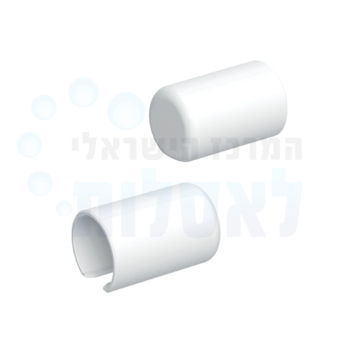 GEBERIT 244.628.11.1 | סט כיסויים (2 יח') לבן לצירי מתכת GEBERIT למושבי אסלה נשלפים דגם חדש Acanto, iCon, Bambini