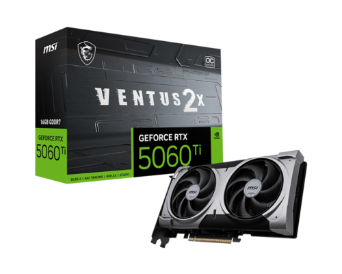 כרטיס מסך MSI RTX 5060 Ti 16G VENTUS 2X OC PLUS 