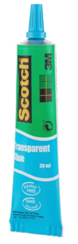 דבק שקוף לשימוש כללי 30 מ