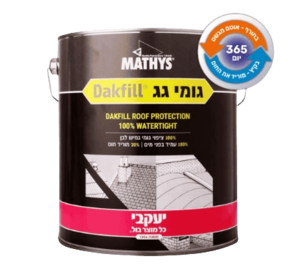 גומי גג - חומר אטימה לבן לגגות