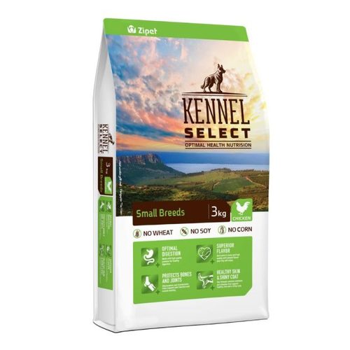 מזון לכלב בוגר מגזע קטן קנאל סלקט Kennel Select עוף 3 ק