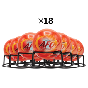 18 כדורי כיבוי אש אוטומטי לשריפות חיי מדף מעל 5 שנים - לבית,למשרד,לעסק,לרכב, במשקל 1.3 ק"ג נח לנשיאה