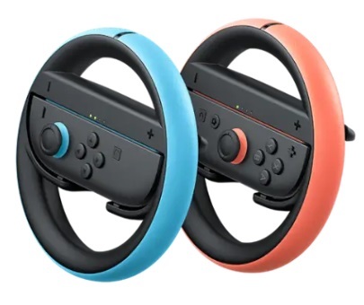 זוג הגאים מקוריים עבור שלטי ג'וי קון Joy-Con Wheel Pair עבור Nintendo Switch 2