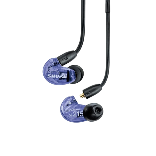 אוזניות IN-EAR מקצועיות עם טכנולוגיית סינון רעשים דגם SE215 מבית SHURE