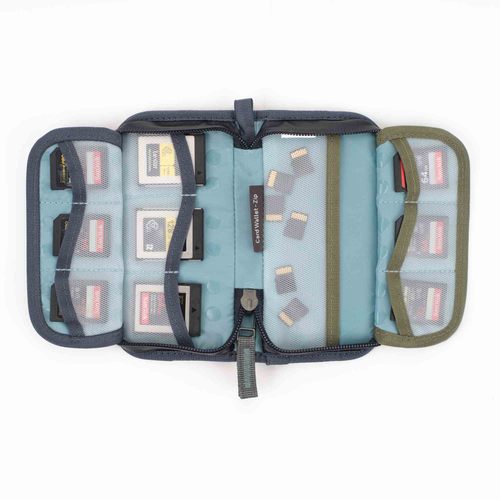 נרתיק לכרטיסי זכרון Shimoda Designs 520-509 Card Wallet Zip (Blue)