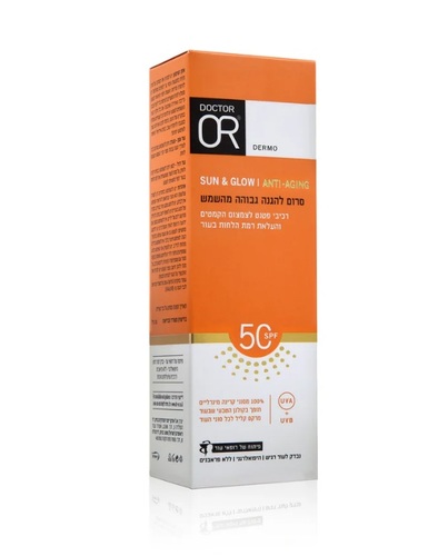 סרום מינרלי Doctor Or SUN & GLOW +50SPF   
