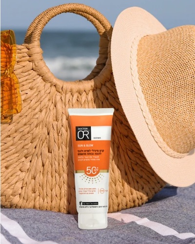 קרם הגנה מינרלי לפנים ולגוף Doctor Or SUN & GLOW +50SPF  
