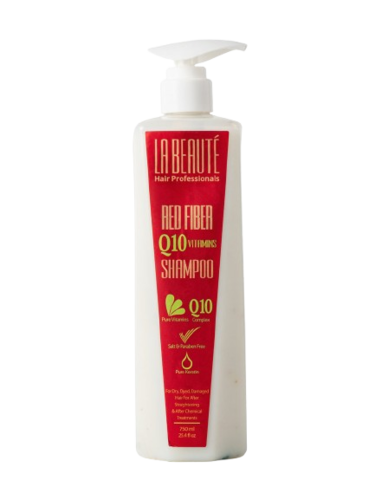 La Beaute Red Fiber Shampoo 750ML לה בוטאה שמפו רד פייבר