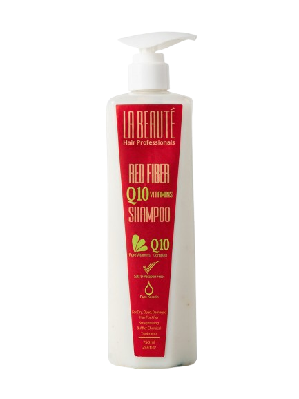 La Beaute Red Fiber Shampoo 750ML לה בוטאה שמפו רד פייבר