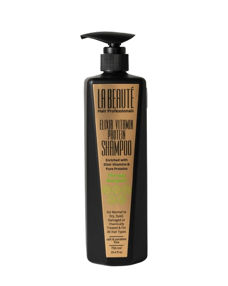 La Beaute Elixir Vitamin Protein Shampoo 750ML לה בוטאה שמפו אליקסיר