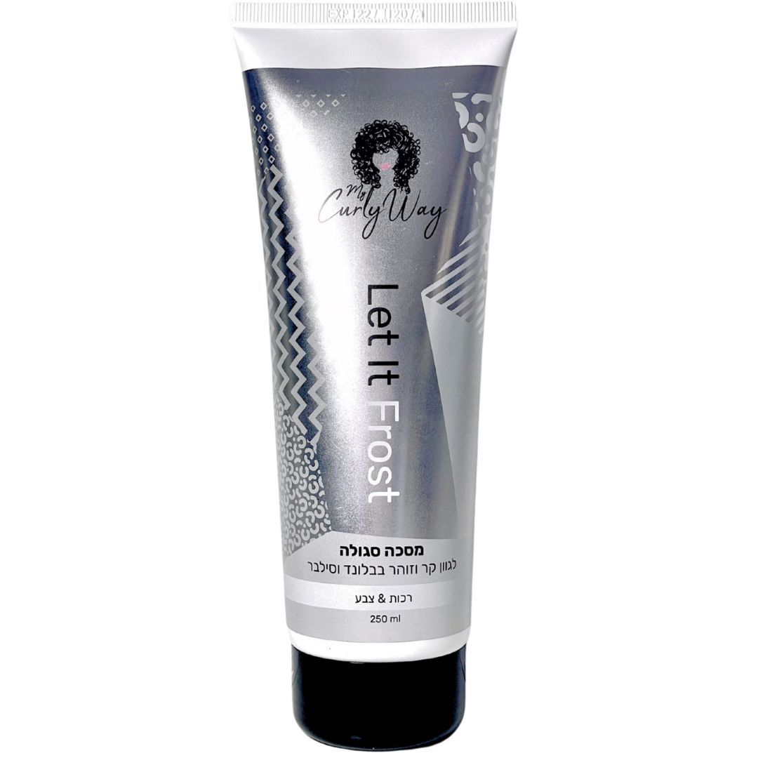 מסכה סגולה לבלונד וסילבר Let It Frost  MY CURLY WAY מיי קרלי וואי 250 מ"ל