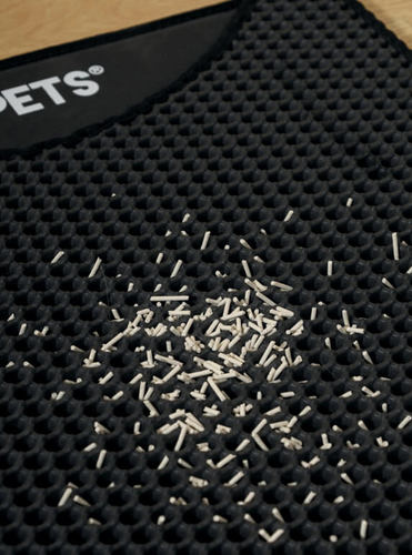 אמ פטס M-Pets לחתול שטיח פטנט מלבני לאורך בצבע שחור