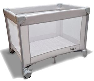 לול קמפינג / מיטה ניידת טופז QUICK FOLD לתינוק עם קיפול ופתיחה ביד אחת - אפור