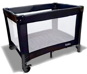 לול קמפינג / מיטה ניידת טופז QUICK FOLD לתינוק עם קיפול ופתיחה ביד אחת - שחור