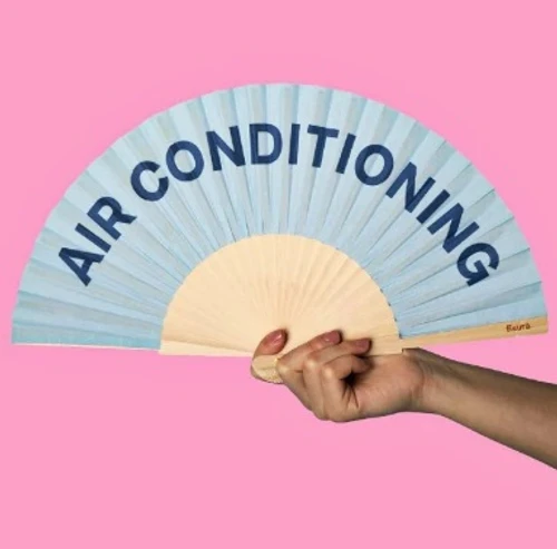 מניפה עם שרוך Air Conditioning