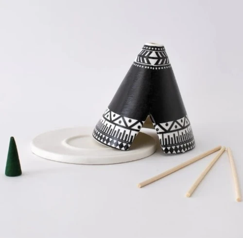 מבער קטורת טיפי אינדיאני Teepee
