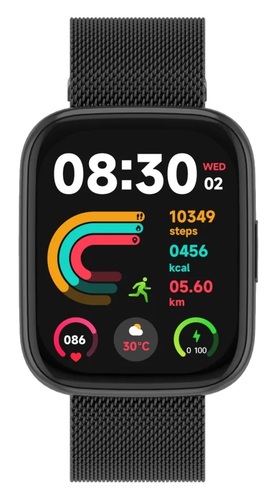 שעון חכם FITPRO S4 - בצבע שחור