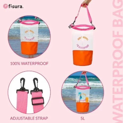 תיק חוף עמיד למים Don’t Worry, I’m Waterproof