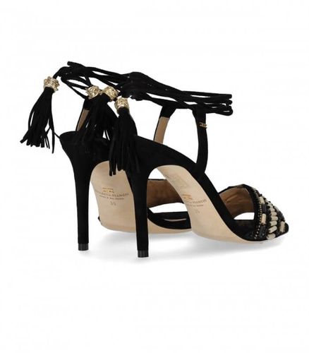 elisabetta franchi red carpet black heeled sandal