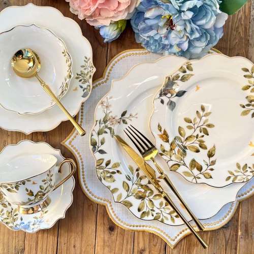 מערכת אוכל 128 חלקים עלי זית 034211 Y.C