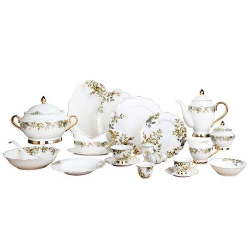 מערכת אוכל 128 חלקים עלי זית 034211 Y.C