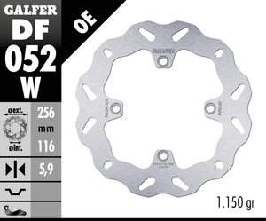 דיסק בלם גלפר - GALFER DISC DF052W