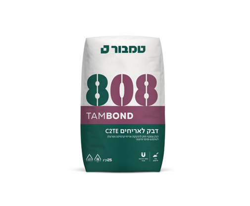 דבק לאריחים 808 C2TE צבע לבן 