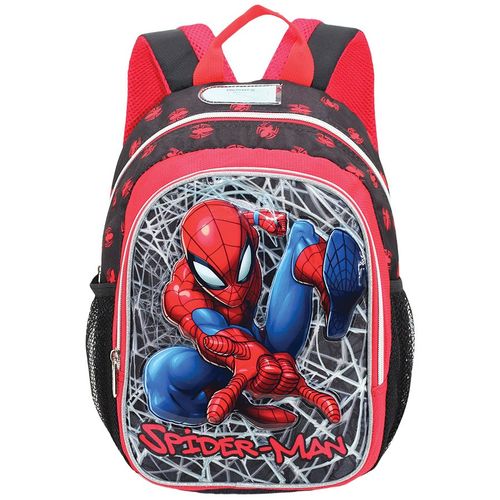 תיק גן דניאל עם שני תאי אחסון ושני תאים צדדים לבקבוקים - ספיידרמן