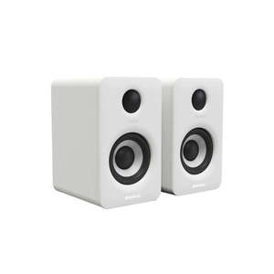 זוג מוניטורים בצבע לבן עם MIDIPLUS MIDIP-MI3-V2-W BLUTOOTH