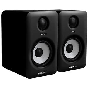 זוג מוניטורים בצבע שחור עם MIDIPLUS MIDIP-MI5-V2-B BLUTOOTH
