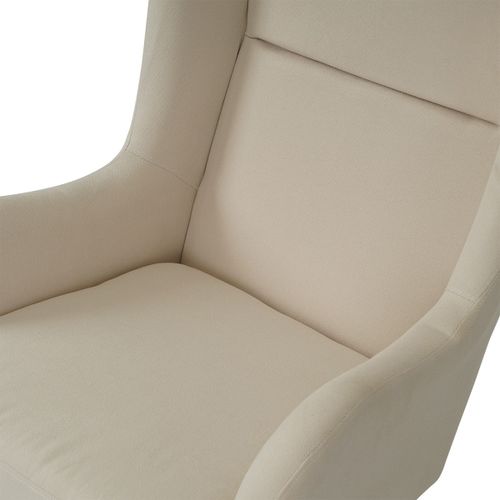 כורסת הנקה מתנדנדת סקיילר Skylar עם משענת גב גבוה - לבן בוקלה