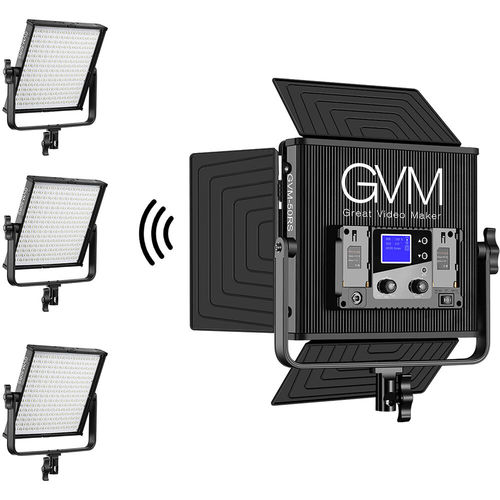 קיט 2 פנסי לד GVM 50RS RGB