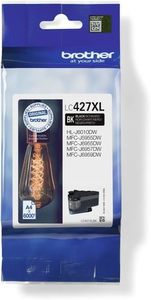 ראש דיו שחור מקורי Brother LC427 XL BK