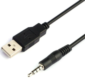 כבל USB 2.0 ל AUX אורך 0.5 מטר