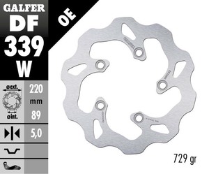 דיסק בלם גלפר - GALFER DISC DF339W