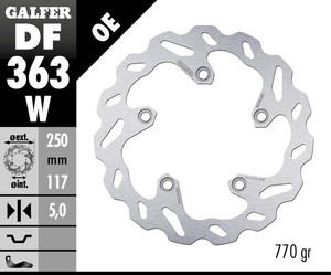 דיסק בלם גלפר - GALFER DISC DF363W