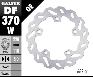 דיסק בלם גלפר - GALFER DISC DF370W