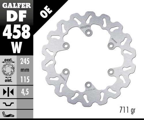 דיסק בלם GALFER DF458W לאופנוע מקצועי