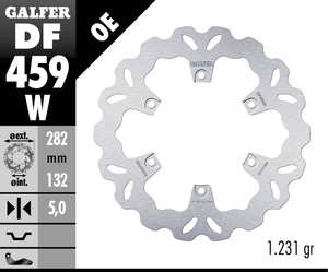 דיסק בלם גלפר - GALFER DISC DF459W