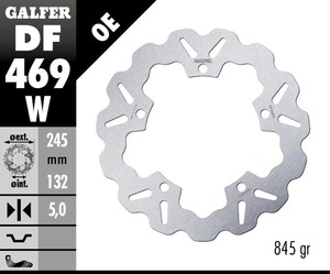דיסק בלם גלפר - GALFER DISC DF469W