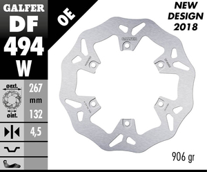 דיסק בלם גלפר - GALFER DISC DF494W