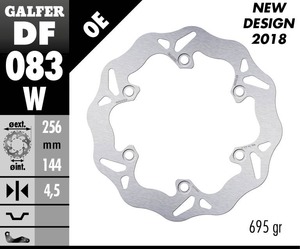 דיסק בלם גלפר - GALFER DISC DF083W