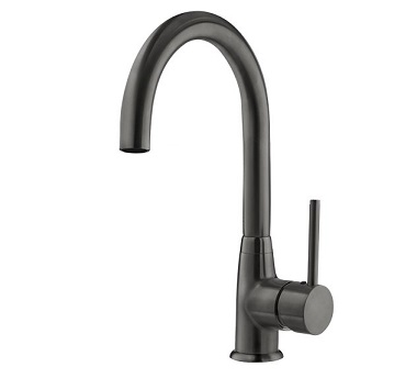 ברז לכיור אמבטיה מבית חמת סדרת LAKE דגם 302721GM שחור מוברש