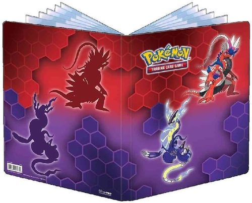 אלבום מעוצב לקלפי פוקימון אולטרא פרו Ultra PRO Pokémon Portfolio 4 Pockets 12 Pages Koraidon & Miraidon