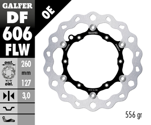 דיסק בלם צף גלפר - GALFER DISC DF606FLW