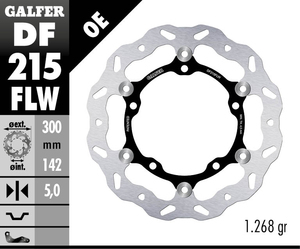 דיסק קדמי צף גלפר - GALFER DISC DF215FLW