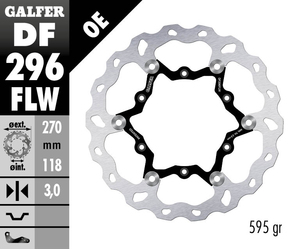 דיסק בלם צף גלפר - GALFER DISC DF296FLW